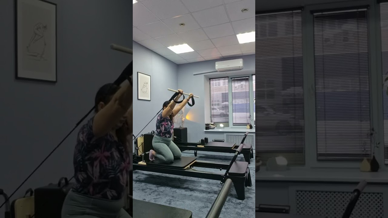Пилатес на Реформере. 💪🧘‍#пилатес 