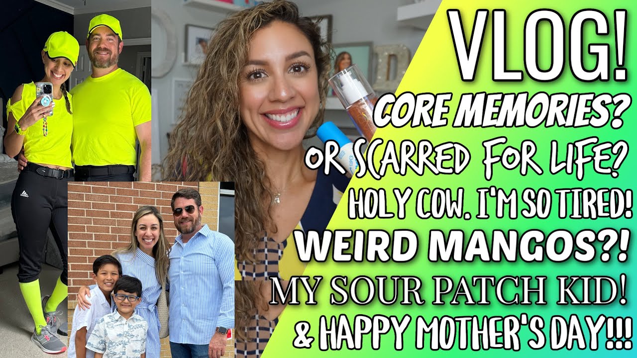 VLOG | MOTHERS DAY'S💐! Beating the kids in baseball⚾️! And having a Sour Patch kid😈!