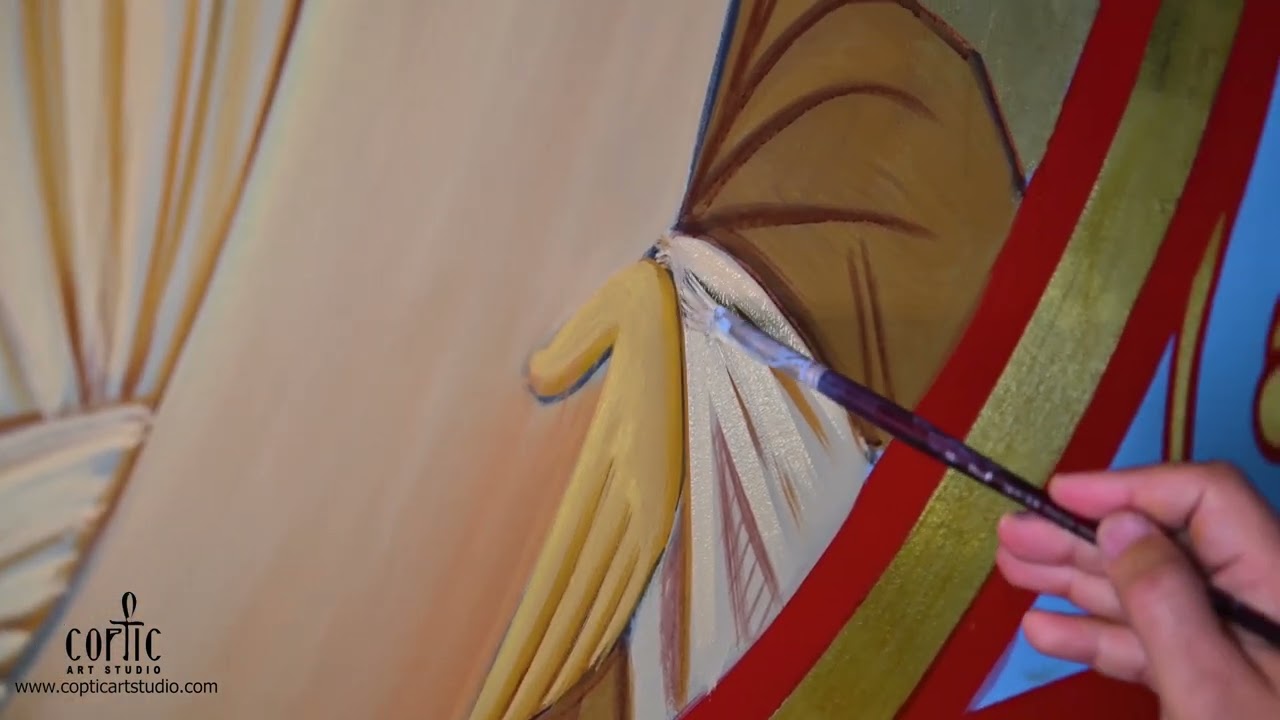 Part 8 : Designing and Painting the Coptic Icon of Prophet Micah | A 9-Part Series