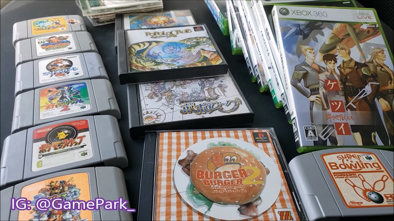 Import BIG HITTERS from eBay Lot! PS1, N64, Xbox 360 sets!