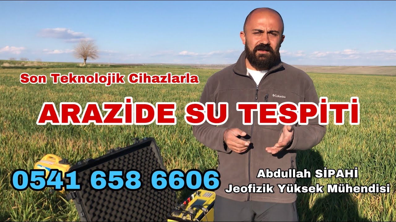 Arazide Su Tespiti (Türkiye'nin Her Yerinde) 0541 658 6606