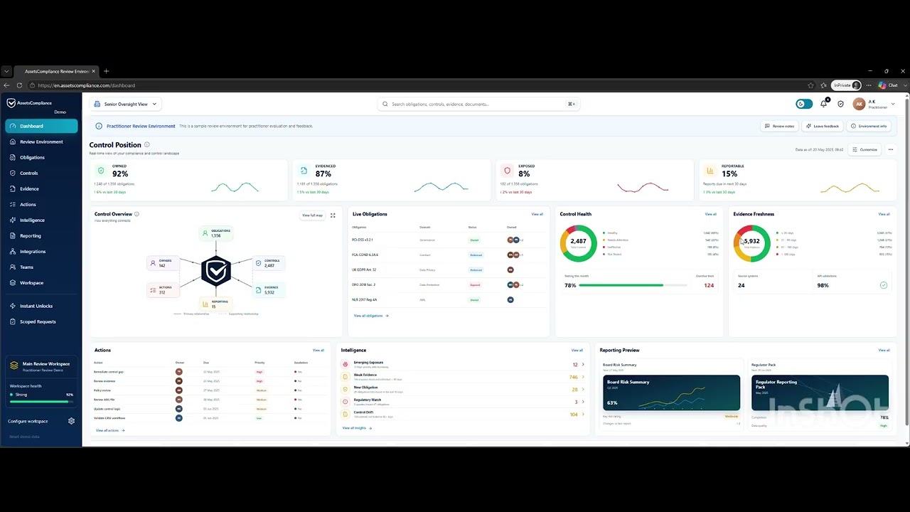 AssetsCompliance Application v1.0 | Demo Walkthrough