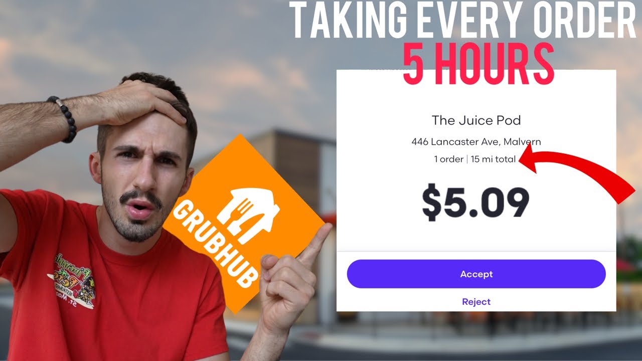Taking Every Grubhub Order For 5 Hours Straight&hellip;