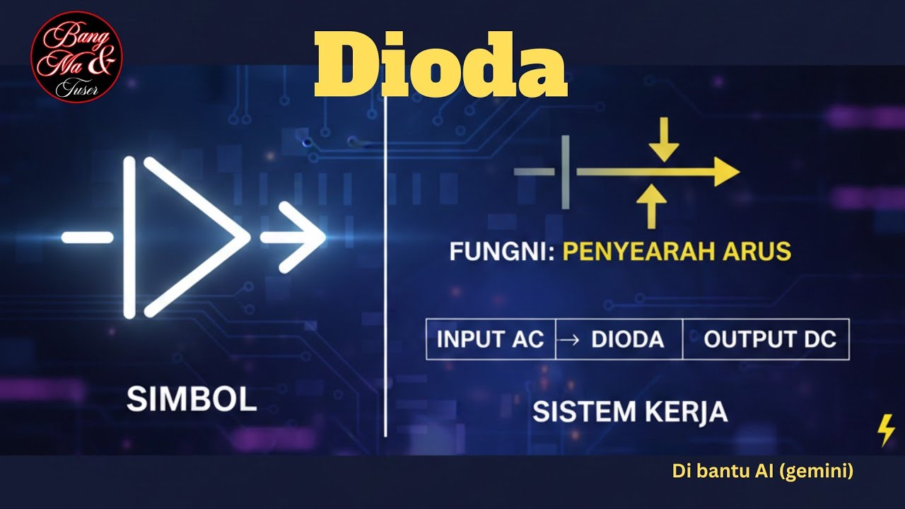 Simbol, fungsi, sistem kerja dan penyebab dioda rusak