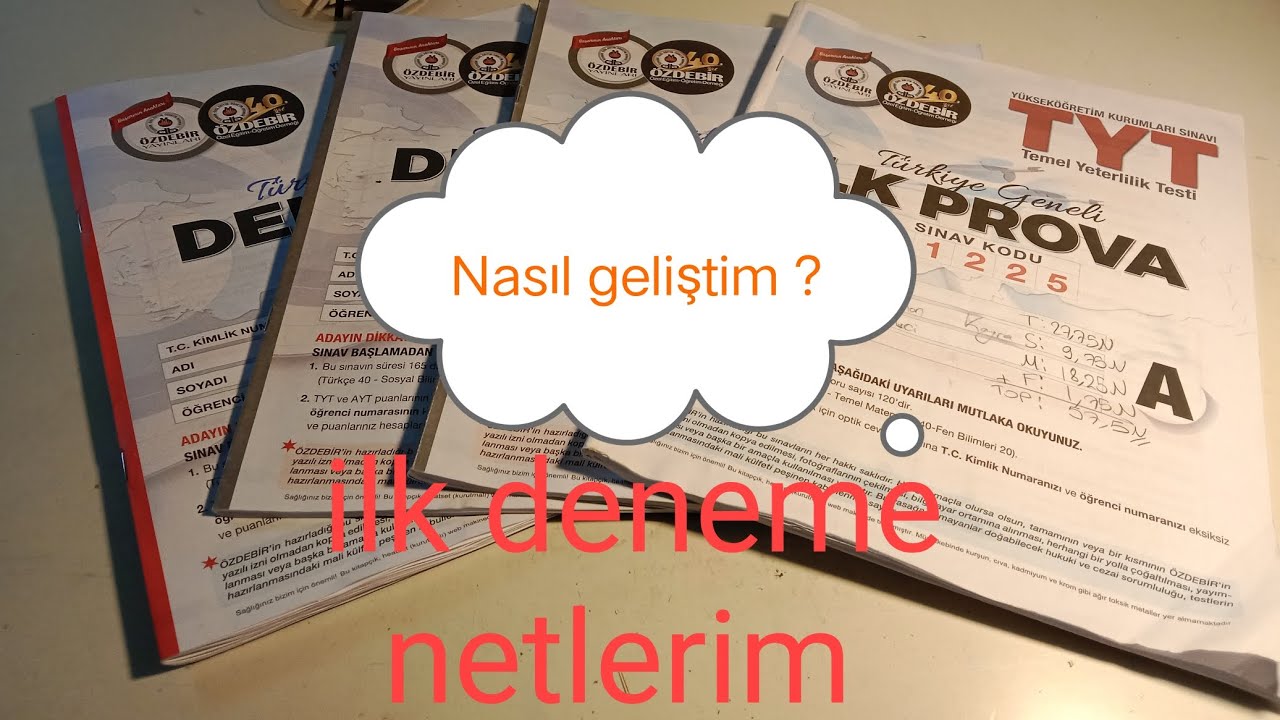 RAMAZAN' A KADARKİ GİRDİĞİM TÜM DENEME NETLERİM... #yks2026 #ykstavsiye #tyt 