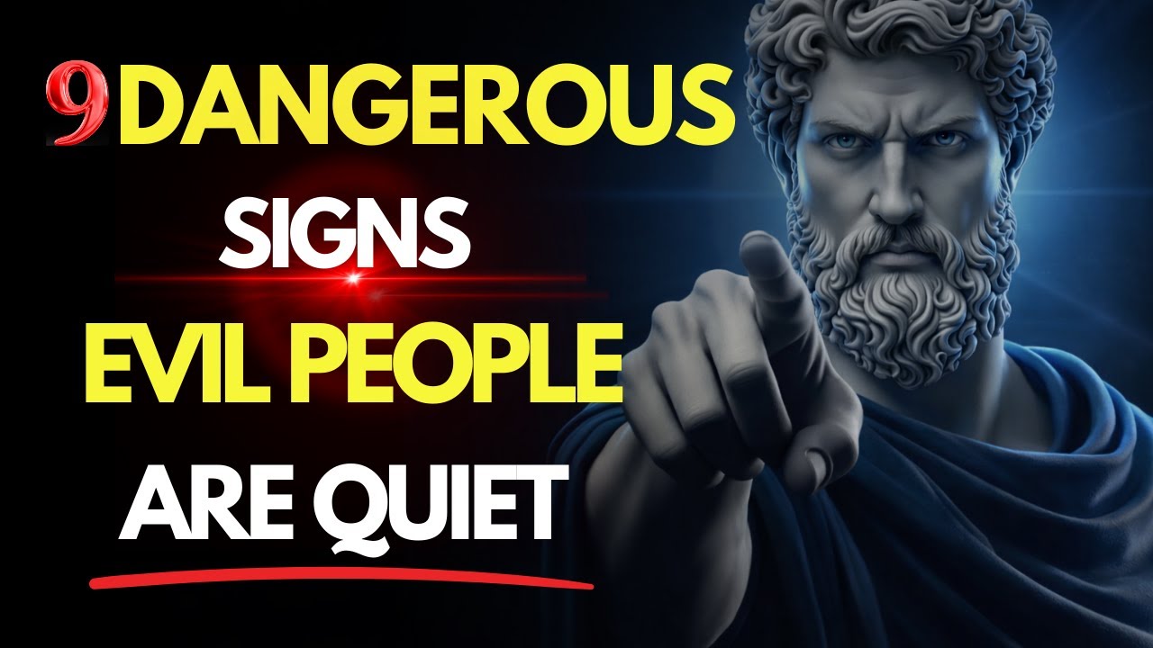 9 Shocking Signs of an Evil Person You Must Recognize | Stoic Mindset