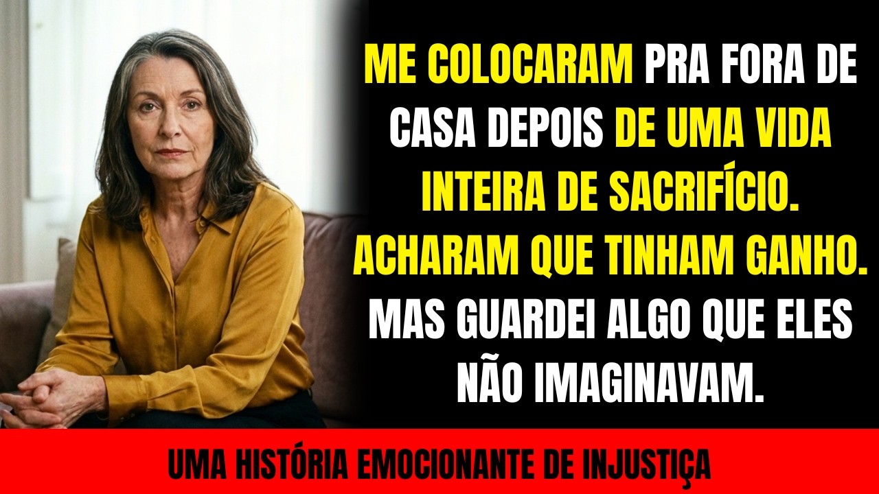 Meu filho me colocou para fora de casa para agradar a esposa… mas a herança tinha outro destino.