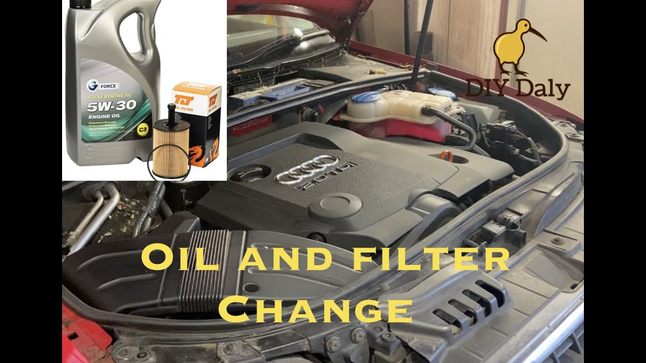 Audi A4 2.0 TDI Engine Oil and filter change