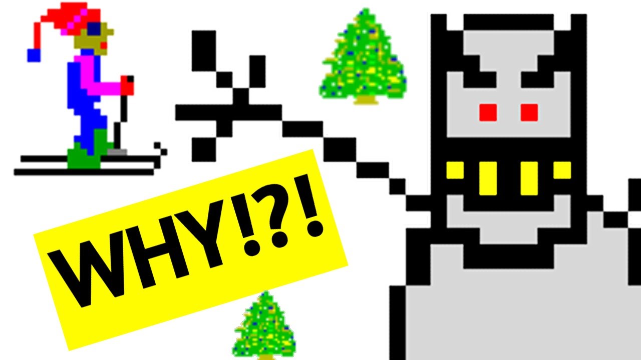 Почему Йети находится в SkiFree?!?