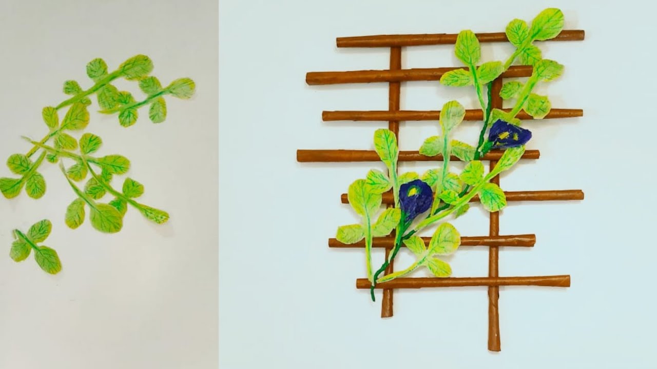 Corn Husk Wall Decor Idea/Corn Husk Craft Idea 🌽/ Corn Husk Wall Hanging/