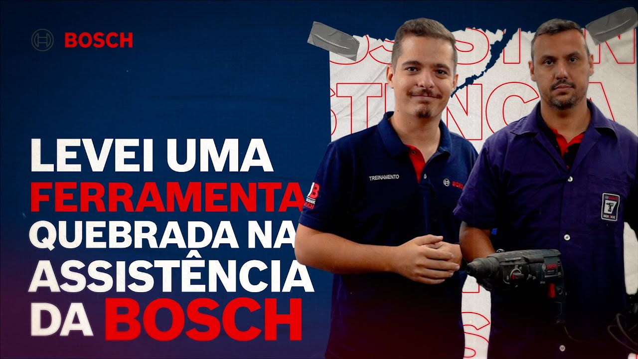 Levei uma FERRAMENTA QUEBRADA na Assist&ecirc;ncia T&eacute;cnica da BOSCH