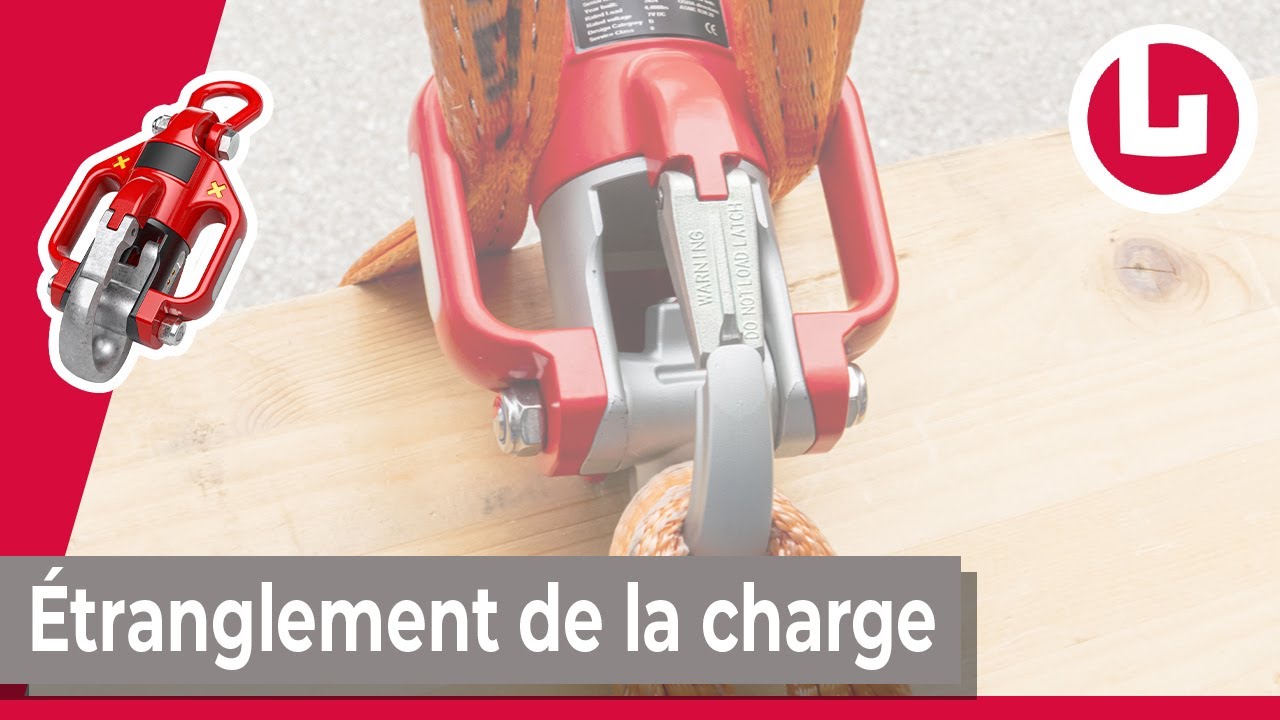 TUTORIEL: Accrochage en étranglement de la charge avec un crochet LUDWIG