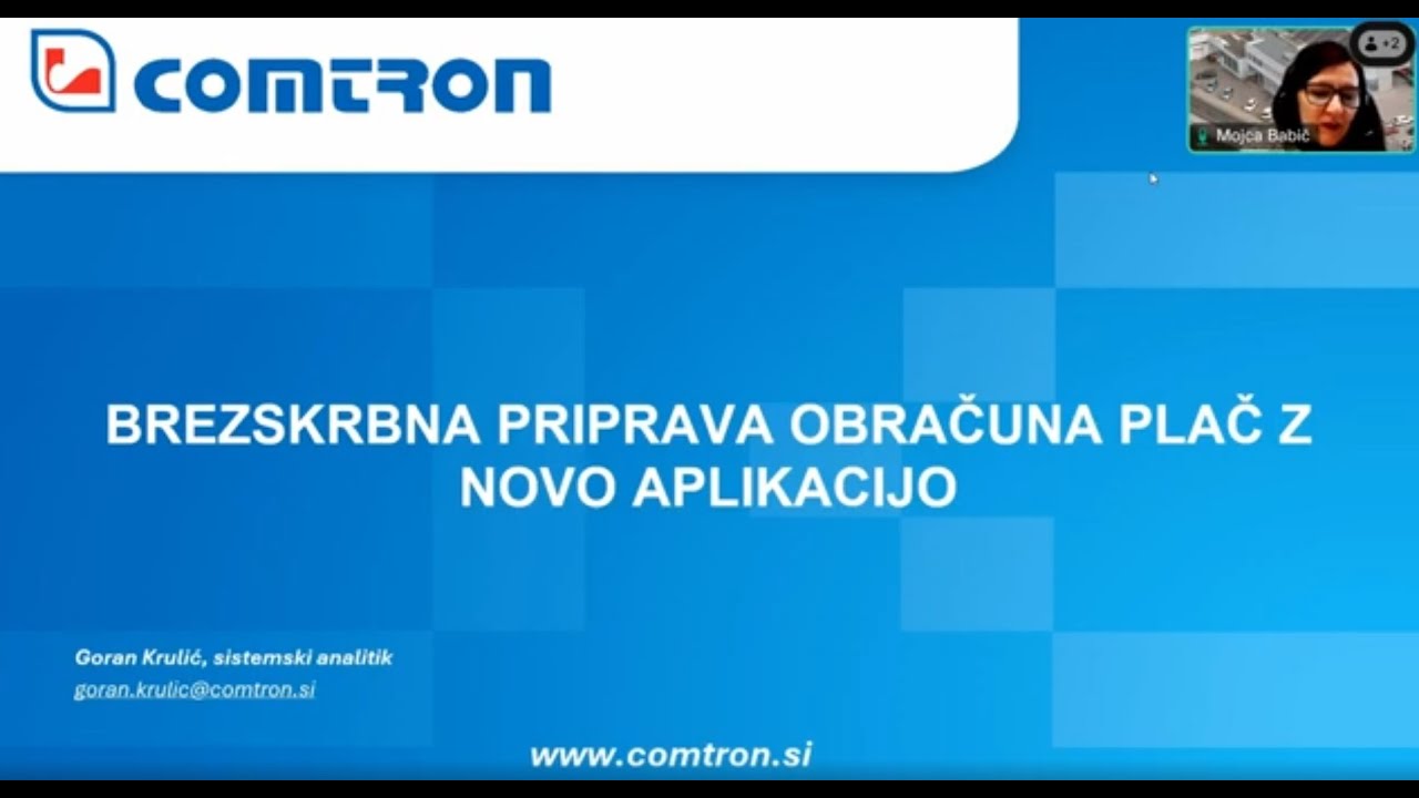 Webinar: Brezskrbna priprava obračuna plač z novo aplikacijo 2026