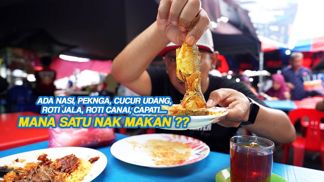 'Syurga' SARAPAN PAGI DI PASAR KAMPUNG BERJAYA YANG RAMAI ORANG LUAR TAK TAHU