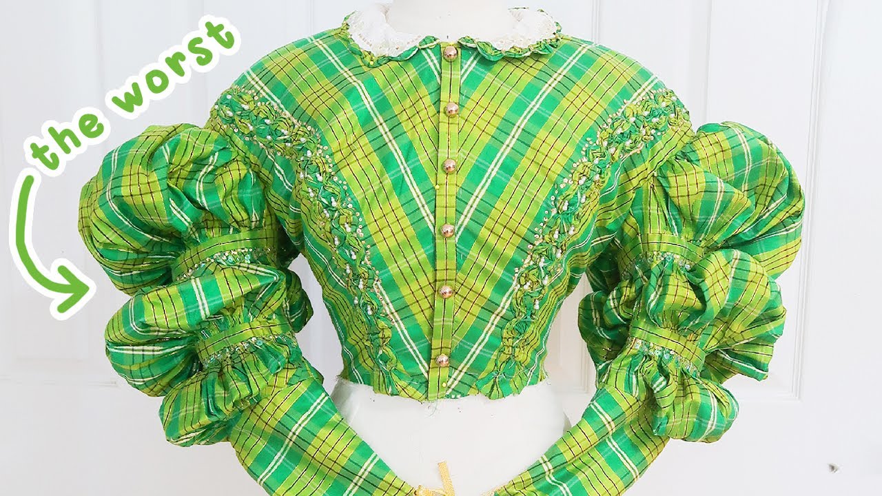 Why sleeves are the absolute worst. | Making an 1830s Dress | The Sleeves
