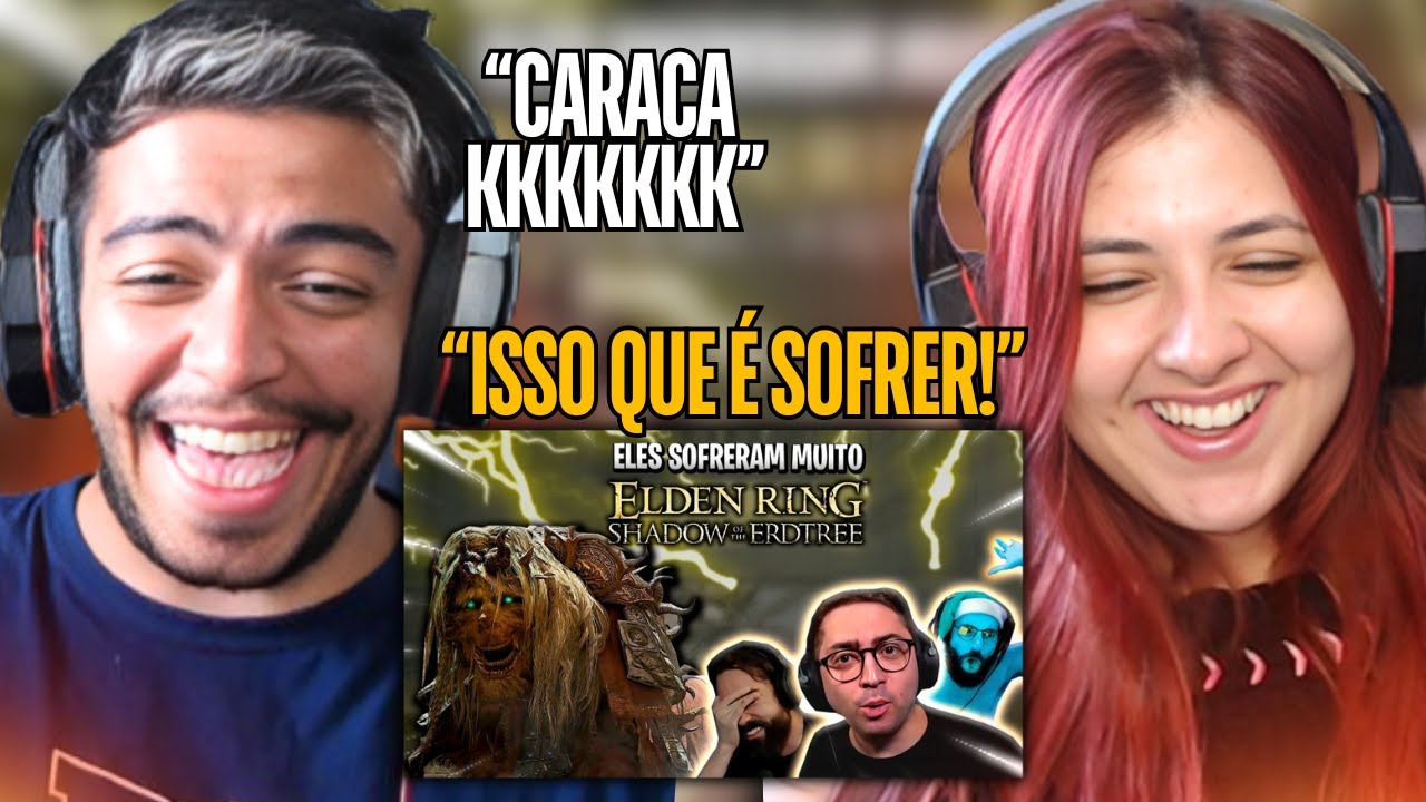 O BOSS MAIS DIFÍCIL DA DLC DE ELDEN RING! STREAMERS VS FERA DIVINA LEAO DANÇANTE | REACT