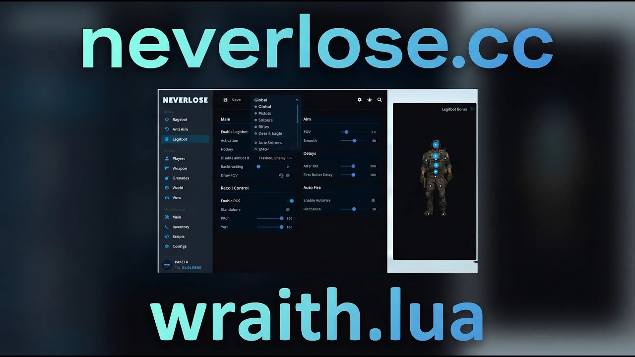 i guess im back to hvh ┃ csgo hvh highlights ft: neverlose.cc x wraith.lua