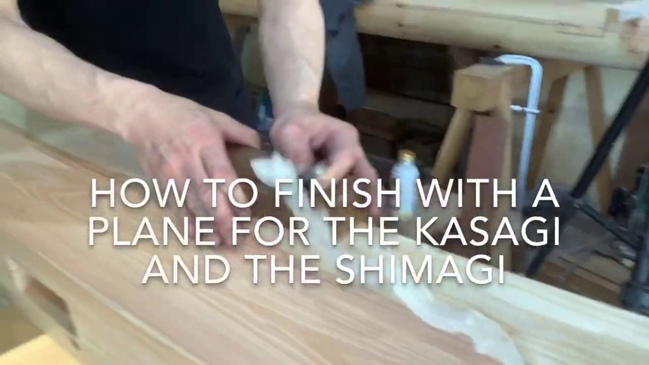 Japanese torii gate production day34.How to finish with a plane for kasagi and shimagi.笠木島木の仕上げ