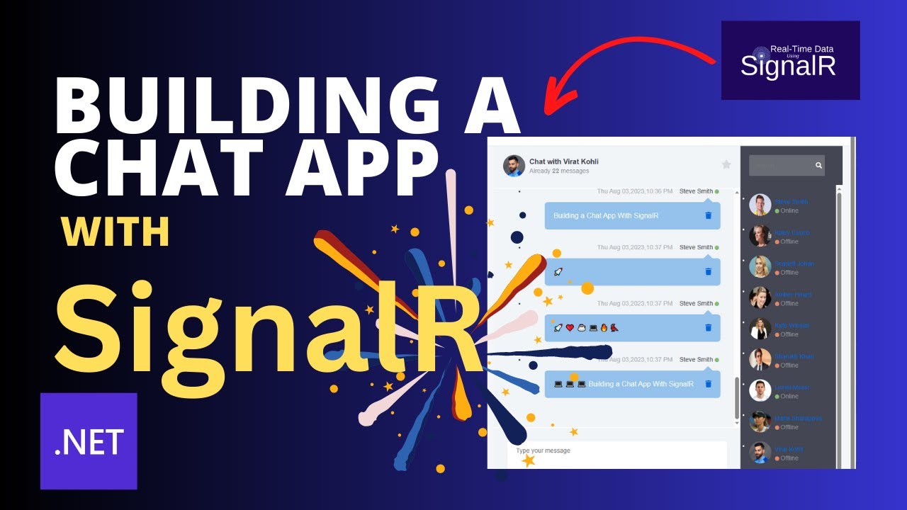 Building a Chat App With SignalR | ASP.NET MVC | jQuery | MSSQL | Code First | C#