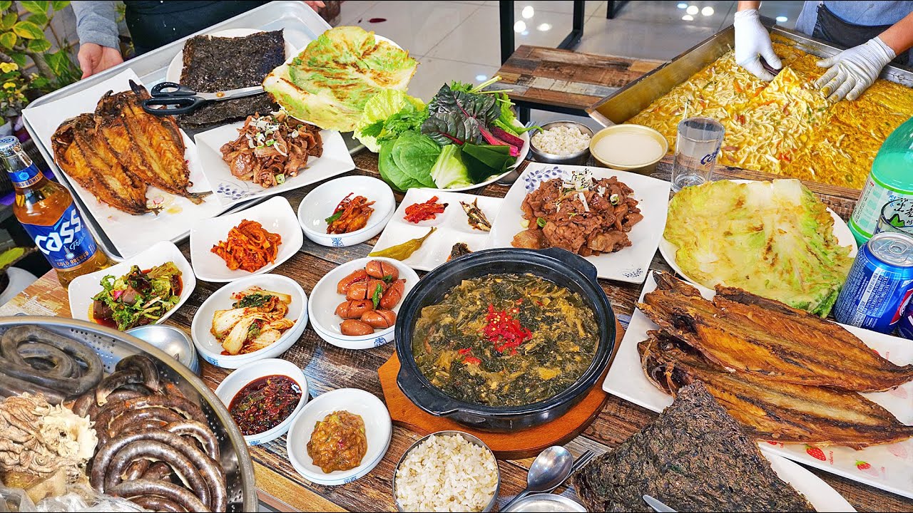 단돈 9900원에 배찢어지게 맛보는 전라도식 무한리필 쌈밥정식부터 sinse 1933, 대한민국 국수의 역사까지!! 맛난 음식 BEST/Korean food/street food