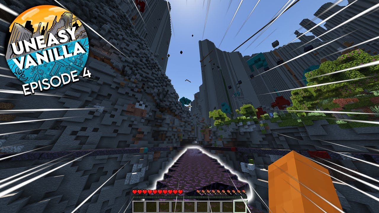 Escaping Uneasy Vanilla Spawn | Minecraft Anarchy