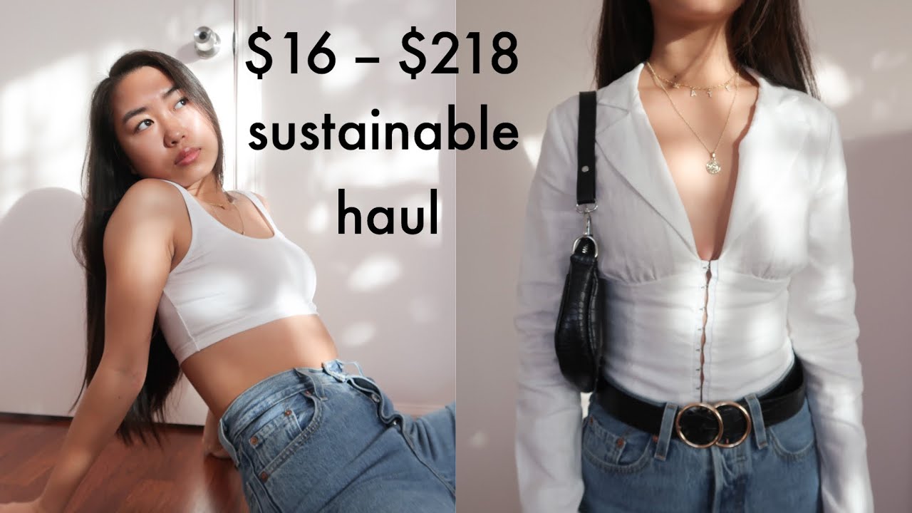 a ~responsible~ clothing haul ft. Reformation, CHNGE, Los Angeles Apparel
