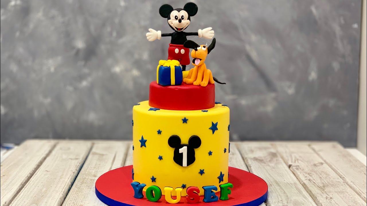 Mickey & Pluto Cake