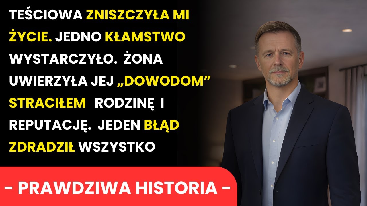 Teściowa zniszczyła mi rodzinę. Wszyscy myśleli...