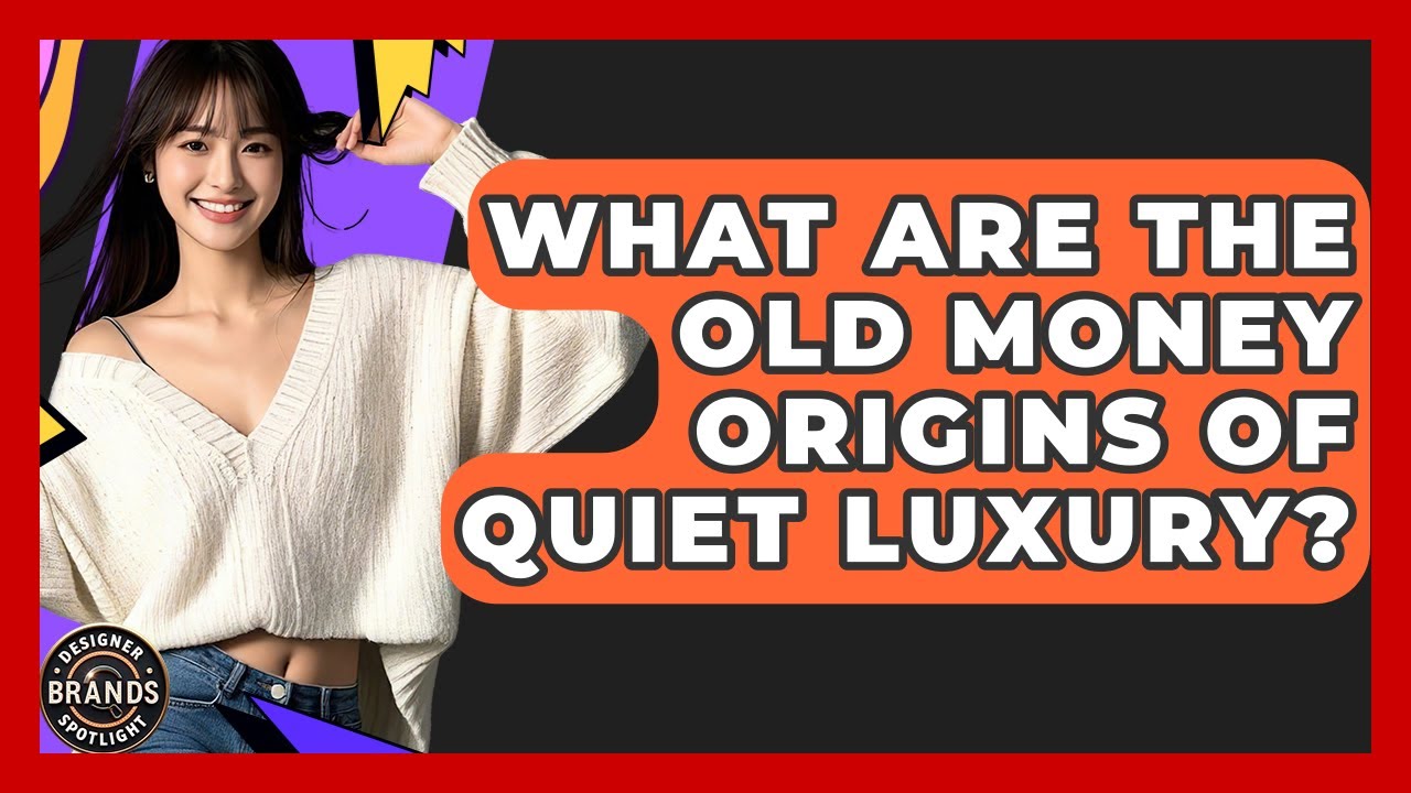 What Are The Old Money Origins Of Quiet Luxury? - Designer Brands Spotlight