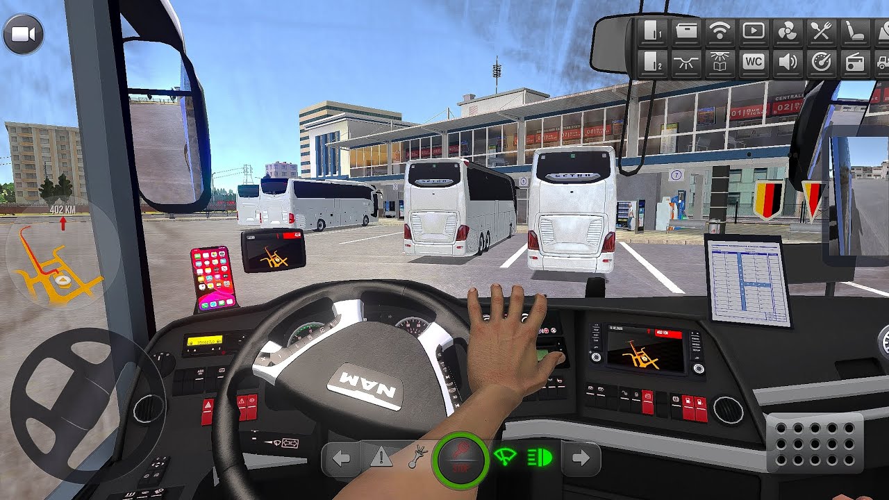 Bus Simulator : Ultimate | Luxury MAN LIONS COACH Bus YANBU To JEDDAH Driving | Mobile GamePlay