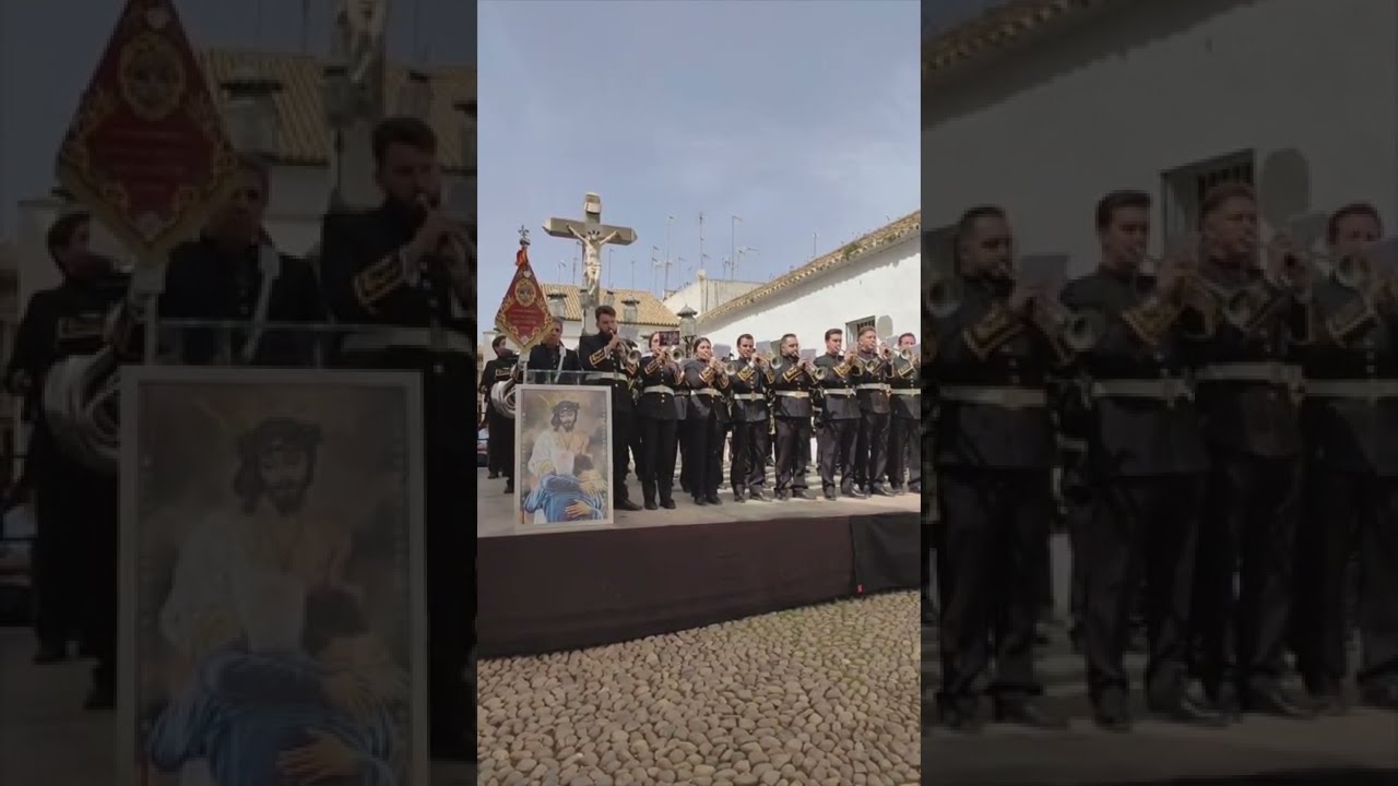 'LA MIRADA DEL NAZARENO' y 'LA PAZ ESTÉ CON NOSOTROS' -Estrenos- por la A.M. 'Sagrada Cena'