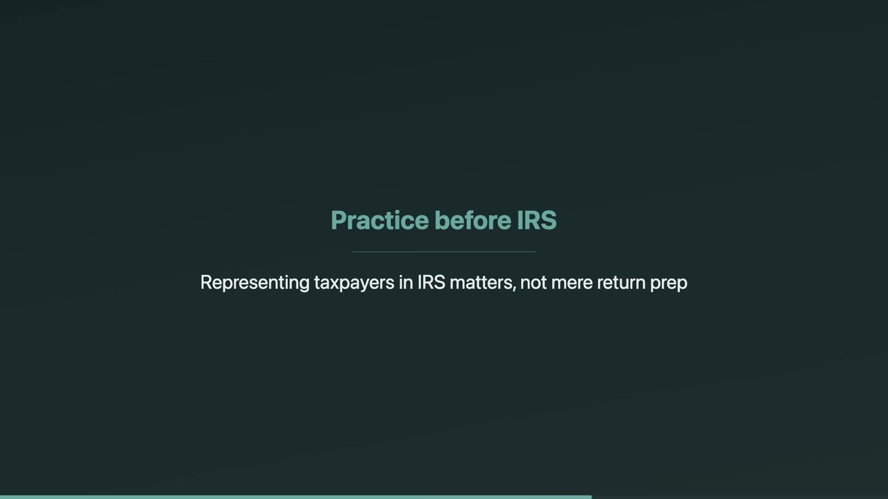 EA Exam Course: Loving v. IRS & PTIN Cases: What Counts as Practice Before the IRS?