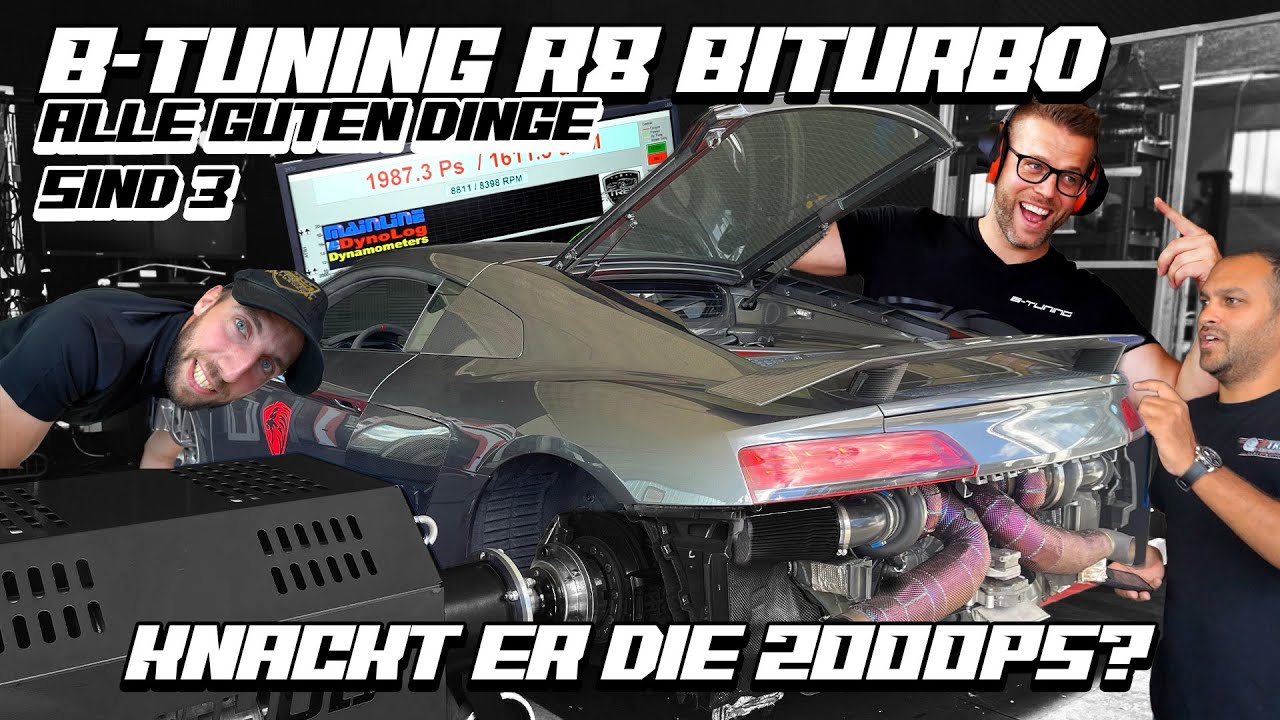 Street Performance BiTurbo R8 von B-Tuning & RS Engineers | Alle guten Dinge sind 3
