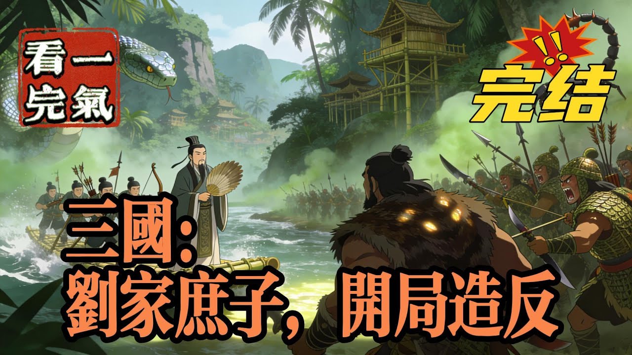 💥💥💥完结！《三国：刘家庶子，开局造反》主角刘源穿越三国，成为汉灵帝庶出长子，开局灵帝驾崩，直接造反，说干就干，一步步成为大汉天子，挽大汉于将倾！#三国 #漫画解说#穿越#有声漫画#爽文