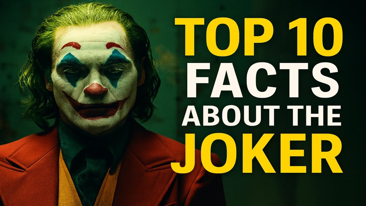 TOP 10 FACTS ABOUT JOKER &ndash; SECRETS BEHIND THE CLOWN PRINCE OF CRIME