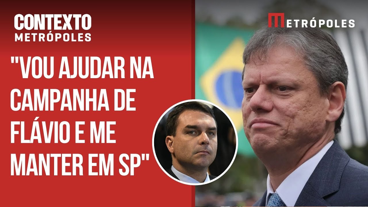 Íntegra: Tarcísio bate o martelo e declara apoio a Flávio após visitar Bolsonaro