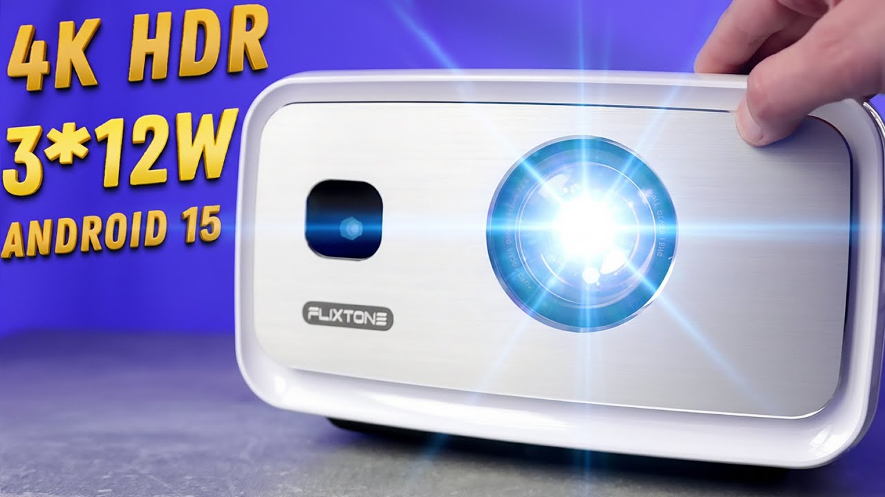 Нашел ЛУЧШИЙ и крутейший ПРОЕКТОР Flixtone  D10S с яркостью 4000 Ansi +3 ДИНАМИКА