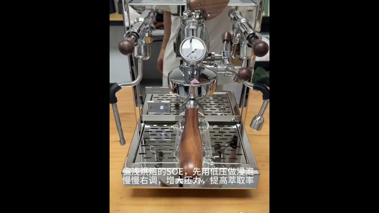 🔥China&rsquo;s Smallest Rotary Pump Coffee Machine! Gmilay 3035A E61 in Action☕#Gmilay3035A #CoffeeMachine