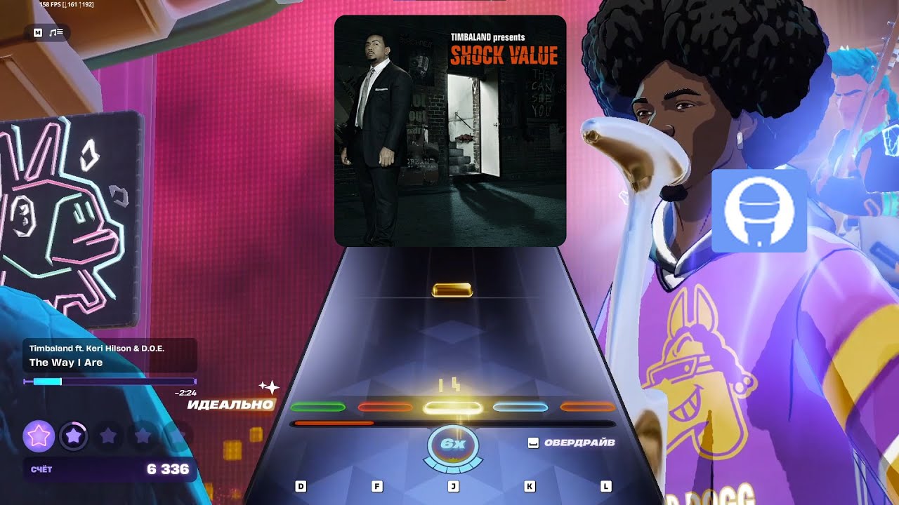 (Fortnite festival) The Way I Are Vocal 2.50x Speed