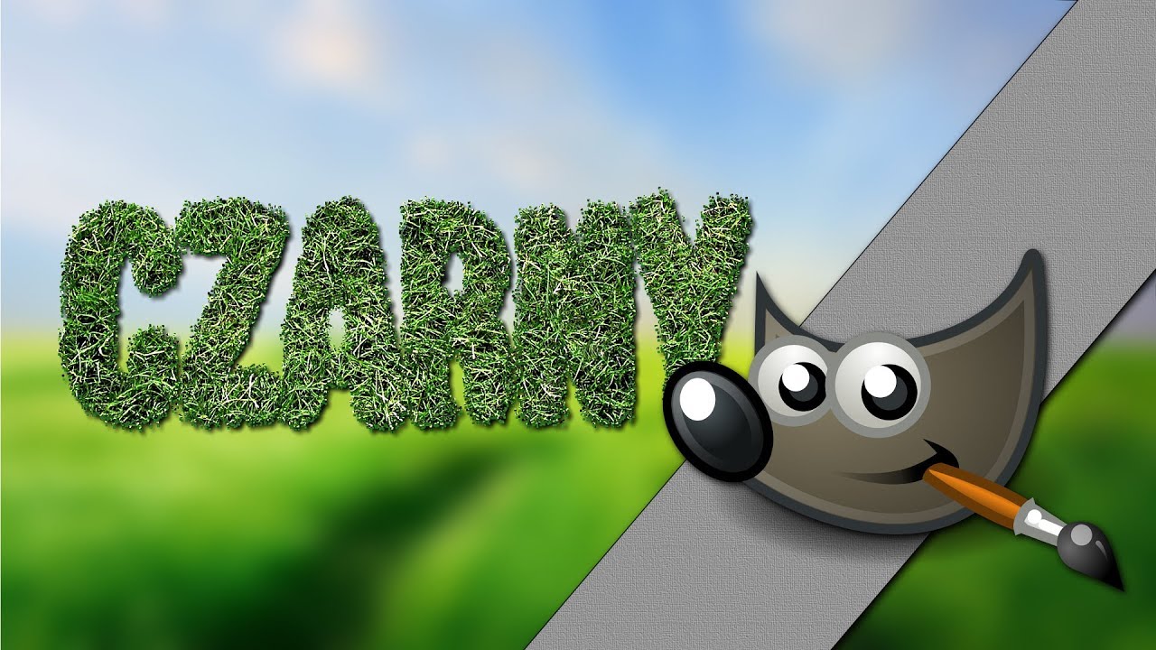 Jak zrobić trawiasty napis? Gimp poradnik