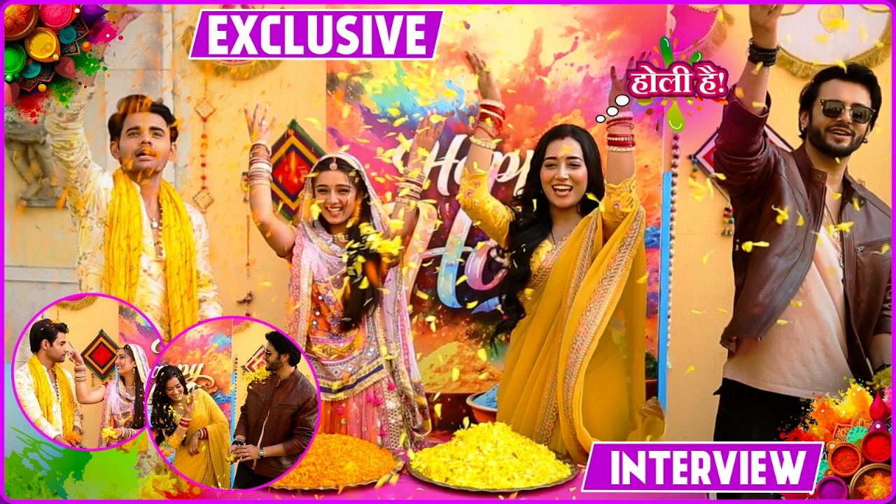 Rim Jhim & Ishq Junooni  On Location Holi Celebration: Rimjhim & Sameer Meeting Guru & Rumani