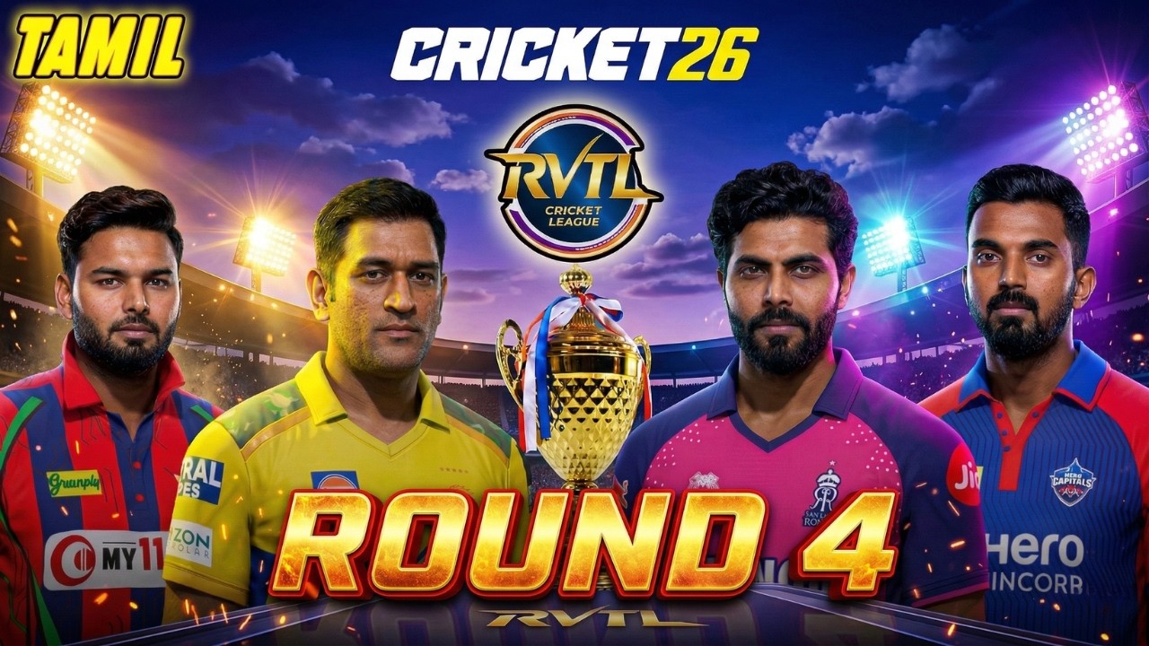 MS Dhoni's CSK vs Jaddu's RR! 💥 LSG vs DC Massive Clash | RVTL Tournament | Cricket 26 Tamil