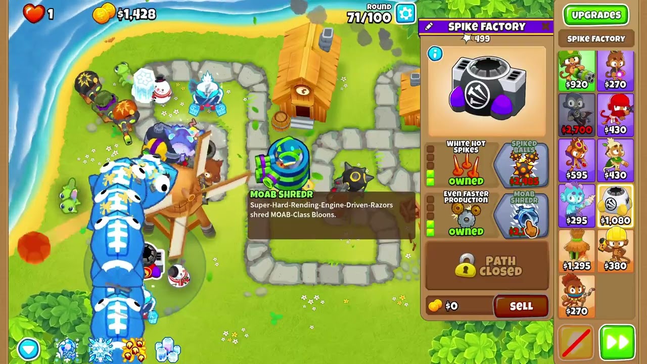 Xdein: Bloons TD 6 - Town Center on Hard/Chimps