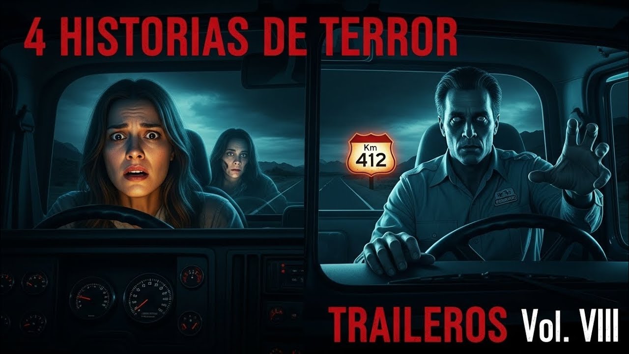 4 HISTORIAS de TERROR JAMÁS CONTADAS de TRAILEROS Vol. VII | Relatos de Terror en Carretera