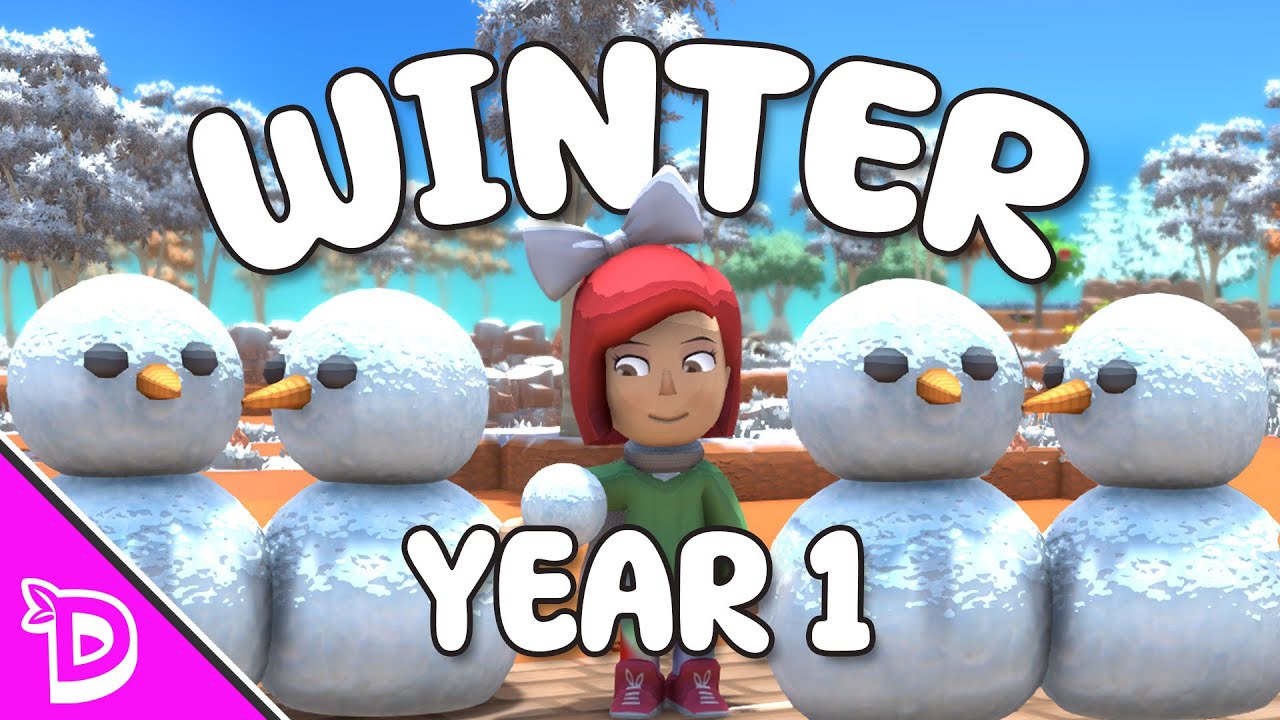 Dinkum: Winter, Year 1 ❄️ | Full Season Compilation (Days 1–28)