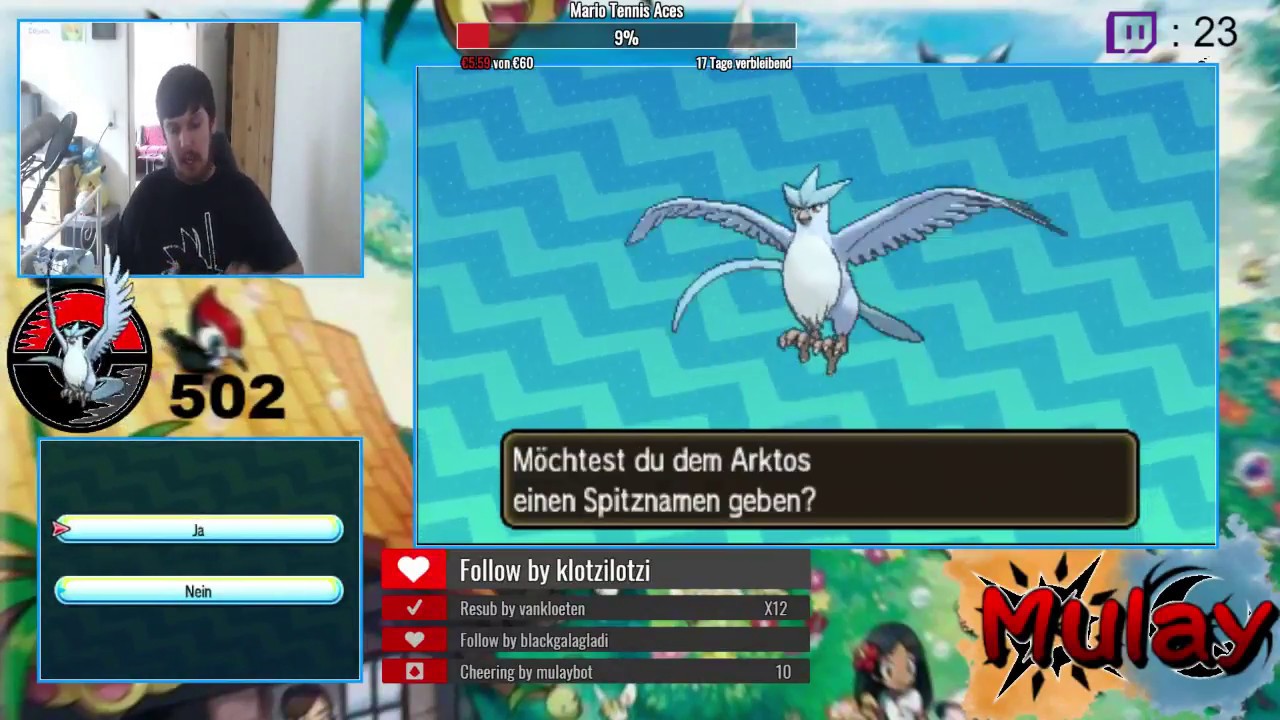 POKÉMON ULTRAMOND: Shiny Arktos [Twitchmitschnitt]