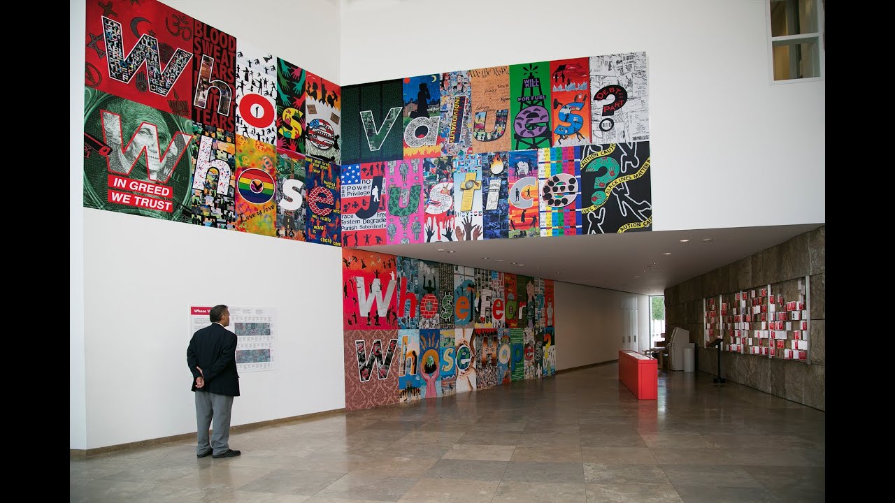 Whose Values?, Barbara Kruger, 2014/15 Getty Artists Program