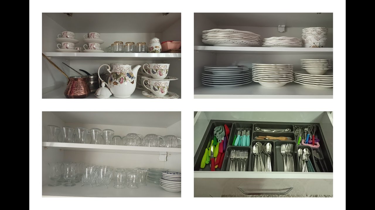 🌷 MUTFAK TURU🤩DOLAP İÇİ DÜZENİM👌KITCHENTOUR 🍉MUTFAK ÜRÜNLERİMİNERDENALDM💞DÜZENLEYİCİLER/ORGANIZATION