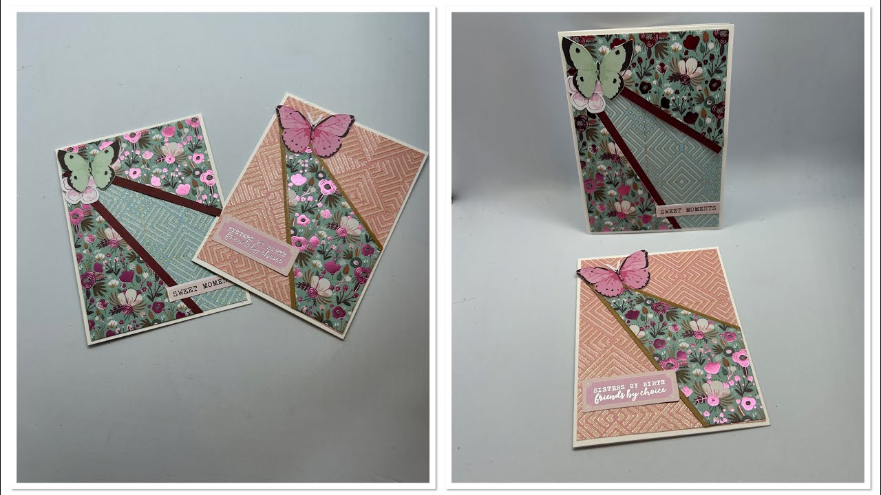 Tuto / astuce carte .. utiliser ses papiers chargés.. 1 papier = 2 cartes