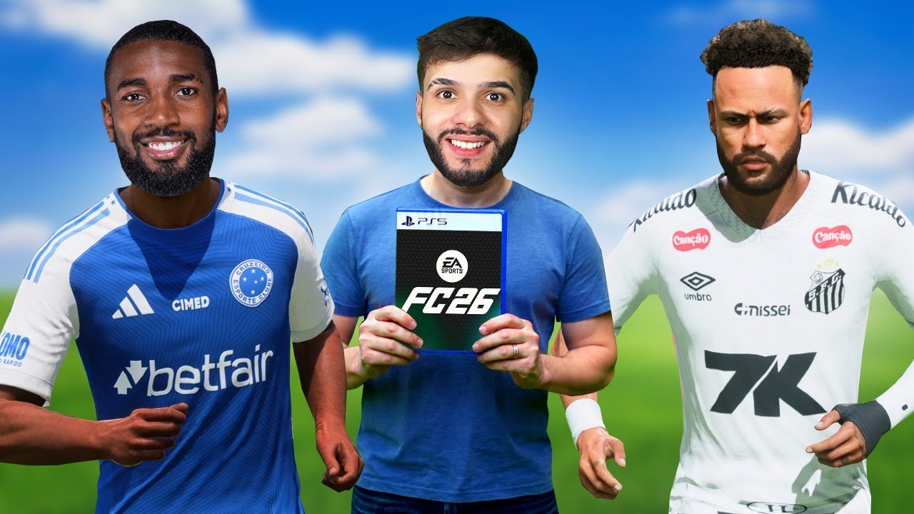 JOGUEI O NOVO FIFA 26 COM BRASILEIRÃO ATUALIZADO!